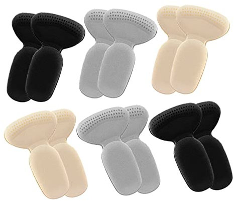 FOMIYES 6paare Gel Pads Für High Heels Einlegesohlen Mit Anti-rutsch-funktion Weiche Fußpolster Aus Schwamm Komfortable Schuhpolster Für Damen