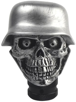 Totenkopf Schaltknauf, Schädel Schaltknauf, Schädel Auto Schaltknauf, Auto Skull Schaltknüppel Shifter Knob Tuning Adapter, Auto Schaltknauf Deko, Schalthebel Zubehör, Autoinnenzubehör