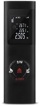 40M/60M Mini Smart Laser Distance Meter Measure Infrared Rangefinder USB Rechargeable Portable Handheld Laser Range Finder Tools(60m)