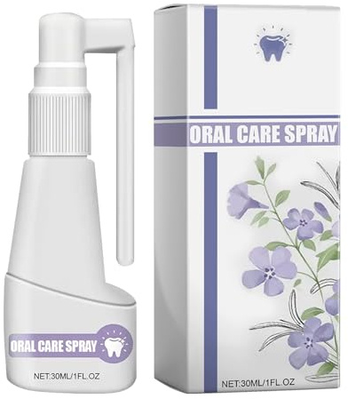 Spray de cuidado bucal, ambientador bucal natural, espray ambientador para el aliento, fórmula natural y suave, efectos de larga duración, 9,6 cm, higiene para mujeres, reuniones al aire libre, citas