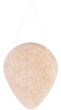 Amosfun Esponja Facial de Polvo de Nuez, Biodegradable, Tamaño Pequeño, Color Surtido, 1 Unidad, Herramienta de Limpieza para Quitar Maquillaje y Limpiar Piel Grasa Color Aleatorio
