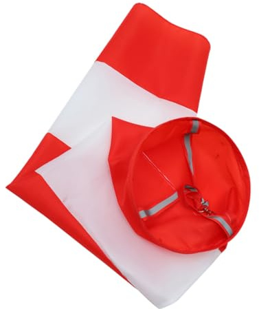 Kisangel Reflektierender Windsack aus Robustem Oxford Stoff 100cm für Garten und Landschaftsbau als Wetterfeste Outdoor Deko
