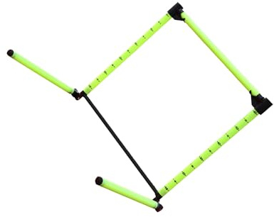 KIOALXZ Ostacoli per l'agilità, set di barre per il salto, scelta per l'allenamento all'aperto, migliora la velocità, l'agilità, la coordinazione, il