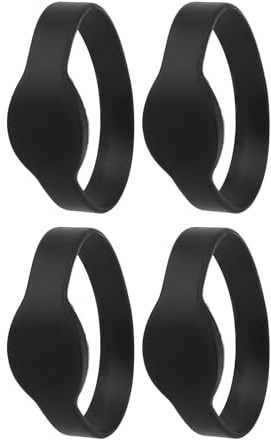 Aramox Silicone Wristband 10 Pack 125KHz Access Control Bracelet TK4100 Read Only IP68 65mm for Swimming Pool Gym Sauna Entry Use