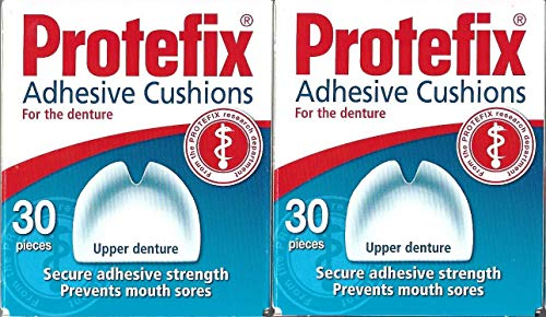 PROTEFIX Adhesive Cushions for Upper Denture - 2x30pcs Boy Slightly Damaged Product 100% ok!