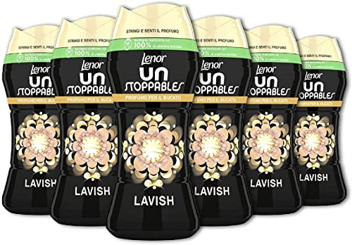 Lenor Profumatore Per Bucato Lavatrice Unstoppables Lavish 210g, Fresco Profumo Che Dura A Lungo