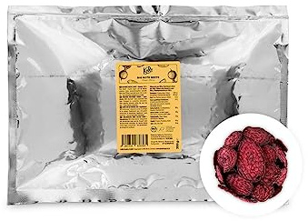 KoRo - Bio rote Beete Chips 200 g - Gemüsechips crunchy und ohne Fett - Perfekter Snack