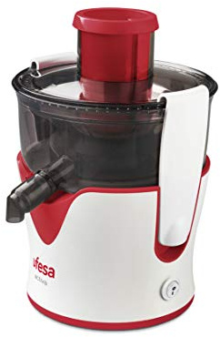 Ufesa LC5050 Activa - Entsafter, 350 W, Verriegelungssystem, 65 mm Einfüllöffnung,Edelstahl Filter