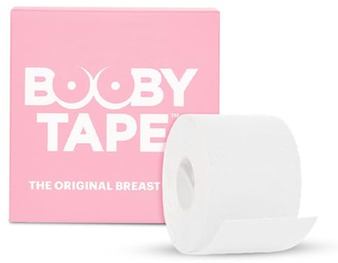 Booby Tape Self-Adhesive Breast Lift Tape Latex Free White 5M