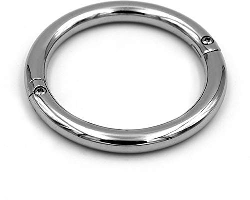 MQEIANG Kuh Nasenring Edelstahl Bull Nasenring for Rinder Tierhaltung Tiere Ausrüstung (Color : Silver, Size : 10CM)