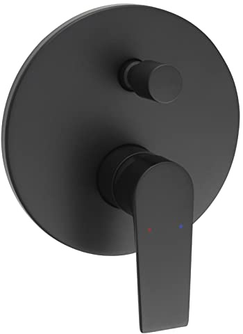 Welfenstein Unterputz Armatur WBK-24 mit Umsteller schwarz matt