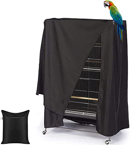 Skyour Vogelkäfig-Abdeckung, wasserdicht, Sonne, UV-Schutz, quadratisch, für Vögel, Papageien, Vogelkäfige, Abdeckungen für gute Nacht, 89,9 x 63,5 x 119,4 cm