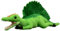 Tiny Heart Spinosaurus Dinosaurier Stofftier Plüschtier realistisches Dinosaurier Plüsch schönes Tier niedliche und weiche Geschenke Dinosaurier für Kinder Jungen und Mädchen Spielzeug Grün 18”