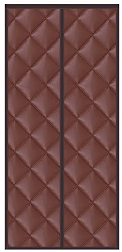 Verdickter Türvorhang zum Stoppen der Zugluft im Winter, 70 x 200 cm, magnetischer, wärmeisolierter Türvorhang, Geräuschreduzierung, hält warm, für Küche, Schlafzimm