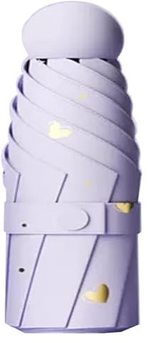 Parapluie portable, parapluie, parasol de plage, parapluies pliants, parapluie de voyage compact, résistant au vent, petit, léger, pliable et portable, mini parapluie for femmes et hommes(Purple)