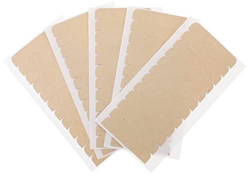 Beaupretty 2 Juegos Pasta De Pegamento Para Peluca Cinta De De Cabello Frontal De Encaje Cinta De Peluca De Doble Cara Cinta Adhesiva Doble Cinta Impermeable Papel Brown 10 Hojas * 2
