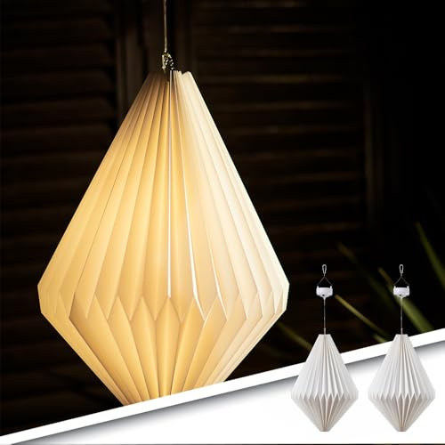 RexTech Solar Steck- und Hängelampen Lima 2er-Set, wasserdicht | Zwei Montagearten, kabellos, dekorative Beleuchtung für Garten, Balkon und Terrasse