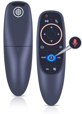 CLVIZCXOM Air Mouse 2.4GHz Wireless Keyboard Remote Control for PC TV | With Voice Control, Fit for G00gle Android TV Box Smart TV PC Laptop Remote Control