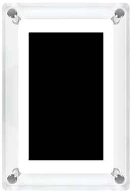 Fangxuee Cornice Digitale per Foto da 5 Pollici con Display Verticale, Schermo IPS, Batteria di Memoria da 4G e 1200 mAh, Cornice Digitale Portatile Retrato
