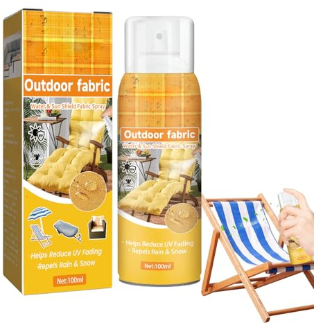 Spray imperméable pour l'extérieur – 100 ml – Spray pour tissu – Protection UV et hydrofuge pour meubles de jardin, tentes, vestes et équipements de plein air
