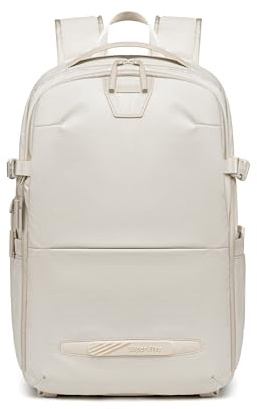 Cassia Camera Backpack – 21.5L Water-Resistant Polyester Travel & Photography Bag with Camera Pocket, Laptop Compartment, Side Pockets & Reflective Straps
