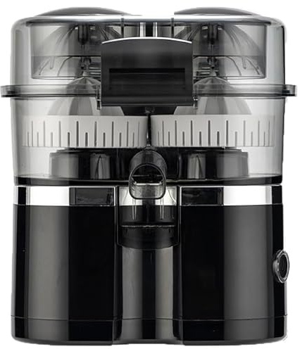 Exprimidor de cítricos eléctrico, exprimidor de naranjas de doble cabezal, máquina exprimidora automática portátil para naranja, limón y lima.