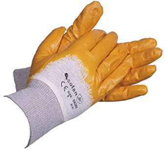 GUANTES NITRILO AMARILLO T-10 - Unid: 12