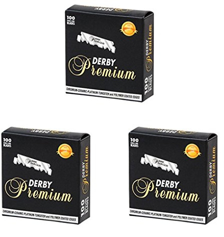 Dẹrby Premium demi lames professionnel boite de 300 pièces