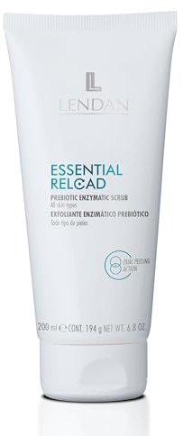 LENDAN Enzymatisches Gesichtspeeling – Essential Reload – 200 ml – mit Präbiotika – für alle Hauttypen – regeneriert die Haut – Tiefenreinigung – cremige und leichte Textur