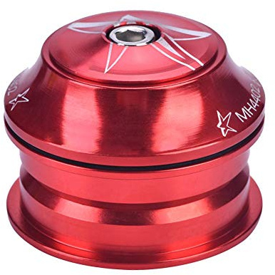 Alomejor 44mm Fahrrad Steuersatz Aluminiumlegierung Fahrrad Gabel Vorbau Ersatzteil f¨¹r Fahrrad Zubeh?r Rot Fahrradteile Steuersatz Set
