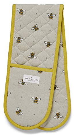 Cooksmart Bumble Bees Double Oven Glove