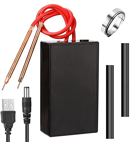 WANGCL 18650 Saldatrice a Punti a Batteria, Saldatrice a Punti, Mini Strumento Portatile per Saldatore a Punti Set Completo Fai-da-Te Batteria