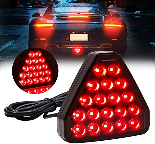NWpangu Luce Posteriore Dell'automobile, Alta Posizione 3rd Luce Freno Universale Veicolo Strobe Luce di Arresto, Nero Shell