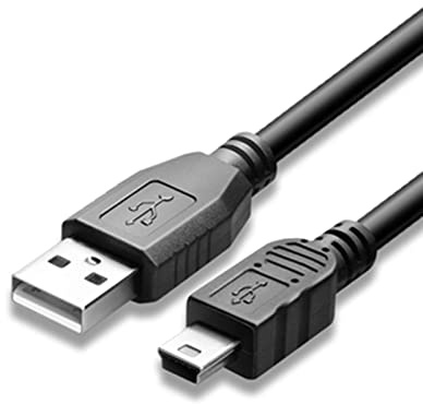 Adhiper Replacement USB Cable UC-E4 - Power & Data Sync Cable for Nikon D300, D3100, D3X, D40 & More (1M/Black)