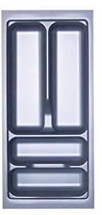 SOTOOLS KÖNIG Besteckeinsatz I, Silbergrau, 30er Korpus, Maße: 219 x 473 mm | Für Korpusbreiten 300–1200 mm, SO-Box, Blum Tandembox, ModernBox, Maße 219 x 473 mm.