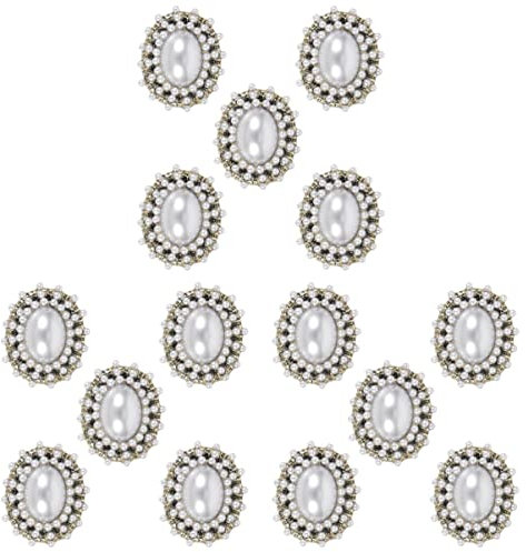 Ciieeo 15 STK Diamantknöpfe aus Legierung Metallknöpfe knöpfe selber nähen Schnapparmbänder Masse Tasten Kleidungsersatzknöpfe Strassknöpfe Mantelknopf schmücken Schmuck Zinklegierung