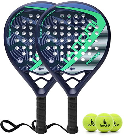 Padel Racket Carbon Fiber Surface with EVA Memory Flex Foam Core Lightweight Padel Racquet