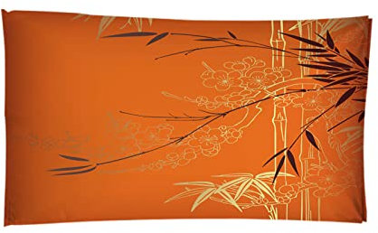 Microfiber Beach Towel Fast Drying Yellow&Bamboo Extra Large Sand Free Beach Towel Super Lightweight Travel Towels for Swimming Pool, Camping, Picnic, Yoga Gym Sports 70 x 140 cm
