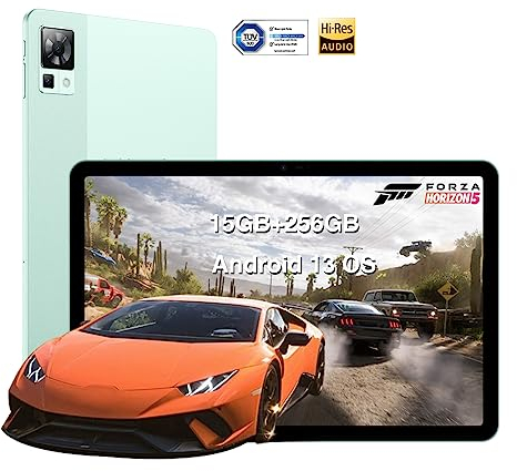 DOOGEE T30 PRO Tablet 11 Zoll, 2.5K Display Helio G99 Octa-Core 15GB RAM 256GB ROM (2TB TF) Tablet, 8580mAh/33W Android Tablet, 2560x1600, 20MP Dual SIM 4G LTE +5G WiFi Gaming Tablets, Grün