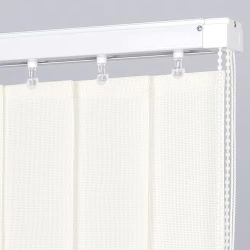 FENGSHOUU Vertikaljalousie Lamellenvorhang Schiebevorhang,60% Verdunkelung Vertikale Jalousien,Haus Dekorative Lamellenvorhänge Aus Stoff,Für Türen Fenster,Anpassbar,Breite×Höhe (70cm x 100cm)