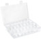 Sortierbox,2 Stücke Sortierboxen Für Kleinteile,Aufbewahrungsbox Klein,Sortierboxen,Aufbewahrungsbox Mit Deckel Klein,Perlen Aufbewahrungsbox,Box Mit Fächern,Durchsichtige Box,Transparent(24-Gallone)