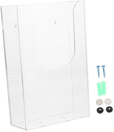 DIYEAH 3stücke Transparentes Wandregal Für Dokumente Praktischer Aktenhalter Und Organizer Für Büro Und Zuhause Für Broschüren Zeitschriften Und Wichtige Unterlagen
