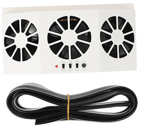 SHINEOFI Extractor De Aire Solar Ventilador De Enfriamiento Ventilador Solar Para Coche Aire Fresco
