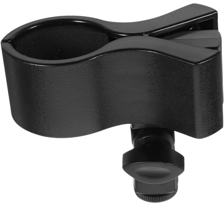BESTonZON Mikrofonklemme Mikrofonständerklemme Mikrofonhalter Verstellbarer Mikrofonhalter für Mikrofone Kompatibel mit Stative Leicht und Tragbar