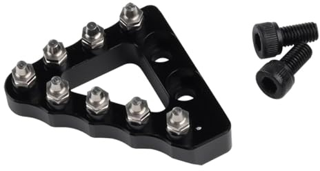 Durlo Motorcycle Rear Foot Brake Pedal Plate Gear Lever Step Plate Compatible with Beta 200 125 250 350 390 430 450 RR Xtrainer 300