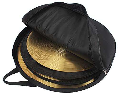 CHICIRIS 21 -Inch Bärbar Bäckenväska Pack med Tre Fickor, 600D -material, för Att Lagra Batterispoolen, Svart Färg