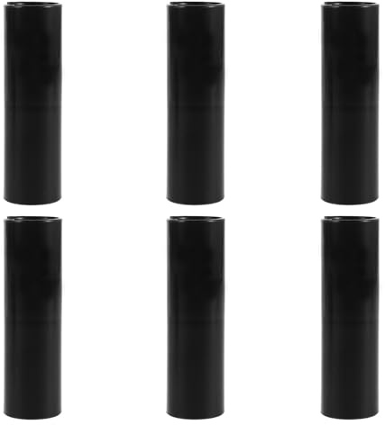 Homoyoyo 6 Stück Zeltstangen Verbinder 19mm Kunststoff Schwarz Ersatzteil für Zeltstangen Outdoor Camping Zubehör Stabile Zeltverbindung für Zelte