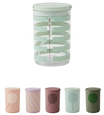 Design Letters Tasse d'Apprentissage avec Paille pour bébé et enfants |verre pour enfant 330ml |Tasse Bébé reutilisable Antifuites Sans BPA |Tasse pour le lait l'eau et le jus de fruit Facile à Ouvrir