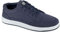 Dek Mens Navy Blue Casual Canvas Lace Up Skate Sneaker Pumps Trainers (Navy, Numeric_7)