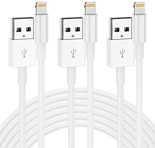 QZIIW iPhone Charger Cable 10 Ft,[Apple MFI Certified] 3Pack Extra Long USB to Lightning Cable 10 Feet,Apple Charging Power Cord 10 Foot for iPhone 14 13 12 11 Pro Max Mini XR X 9 8 7Plus 6s ipad